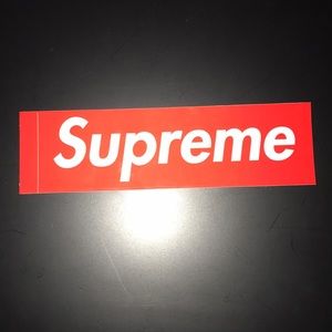 supreme box logo sticker